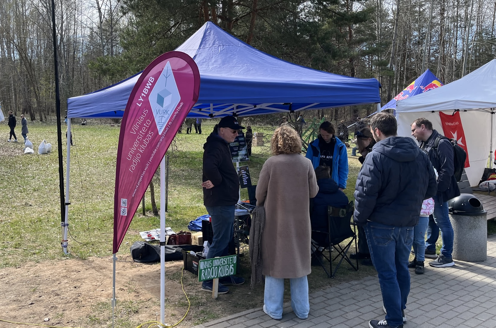 VU RK palapinė FiDi šventėje